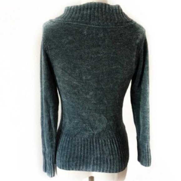 So Wear It Declare It Sweater L Juniors Chenille V-Neck Vintage 90s Y2K Soft - Picture 3 of 6